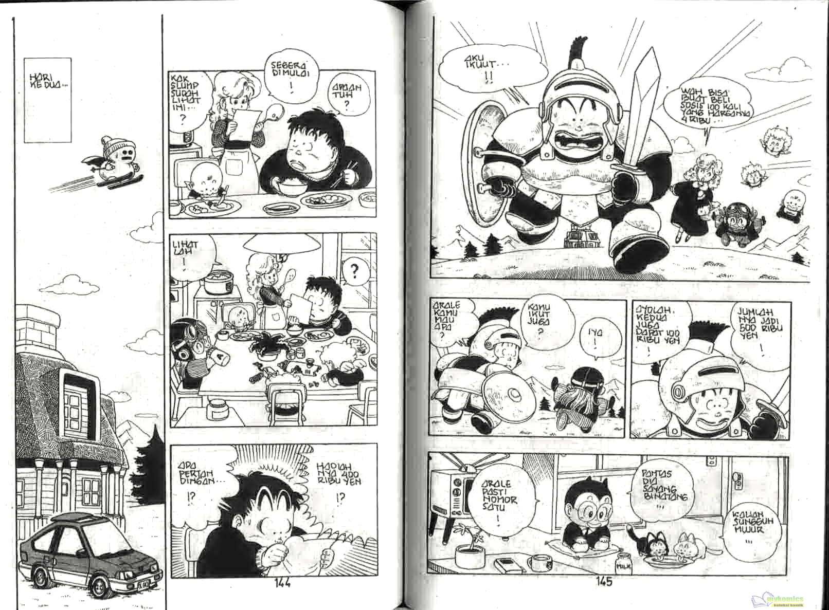 Dr. Slump chapter 16 halaman 74