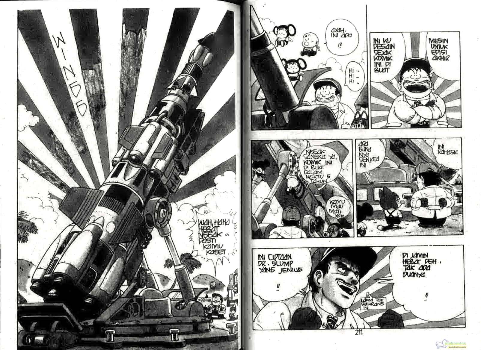 Dr. Slump Bab 18 halaman 107