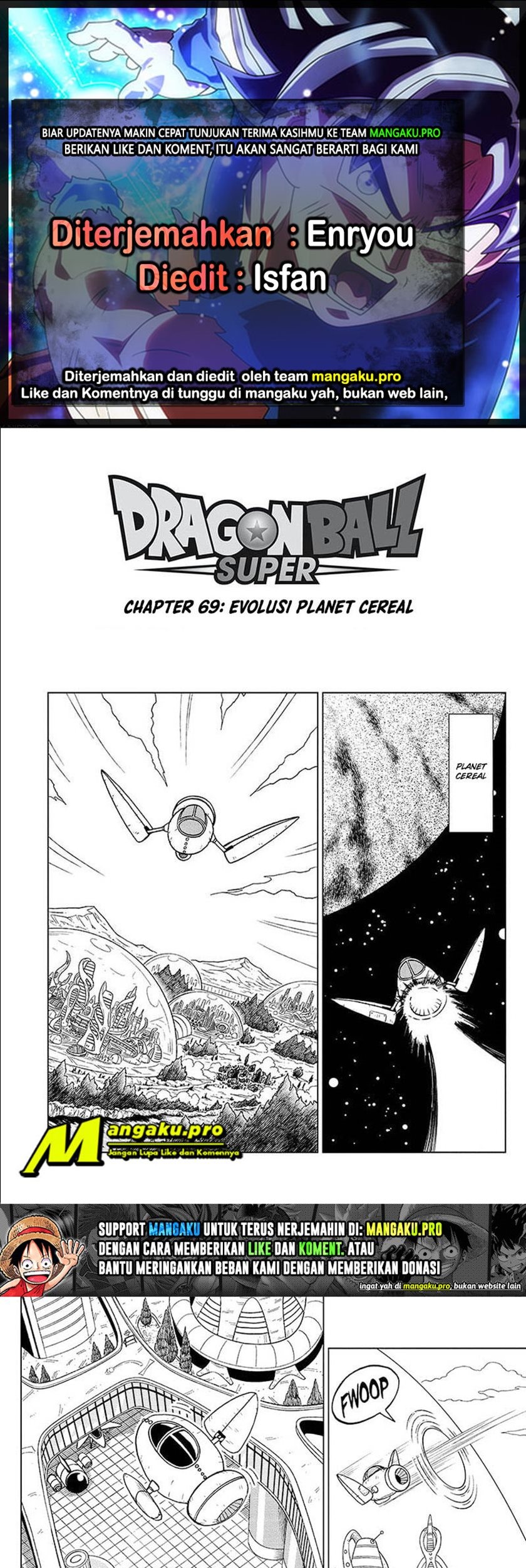Dragon Ball Super chapter 69.1 halaman 1