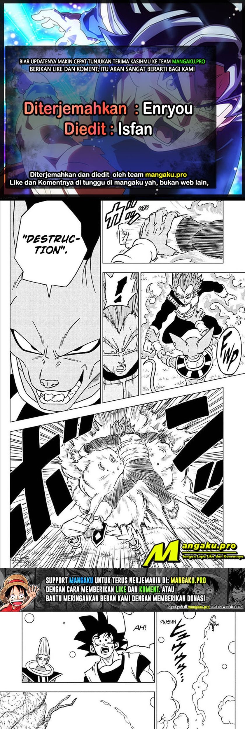 Dragon Ball Super Bab 69.2 halaman 1