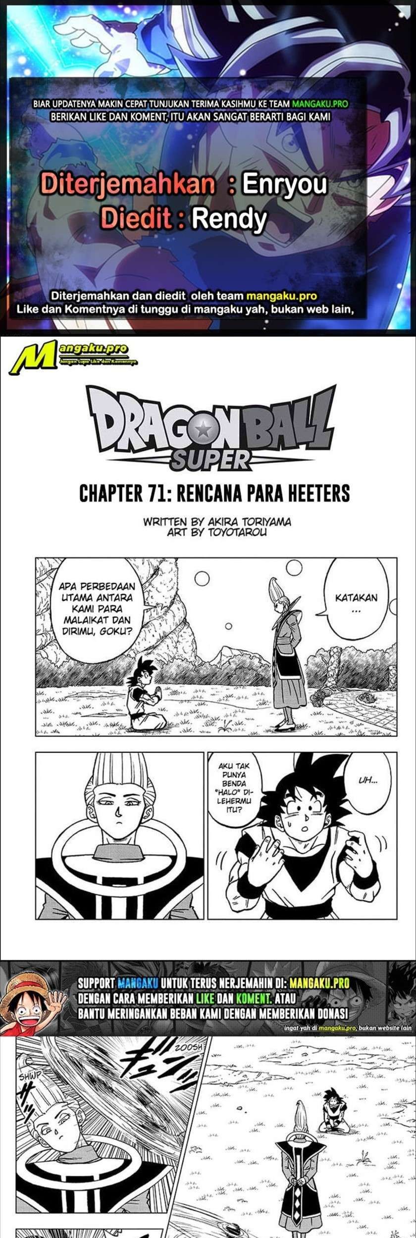 Dragon Ball Super Bab 71.1 halaman 1