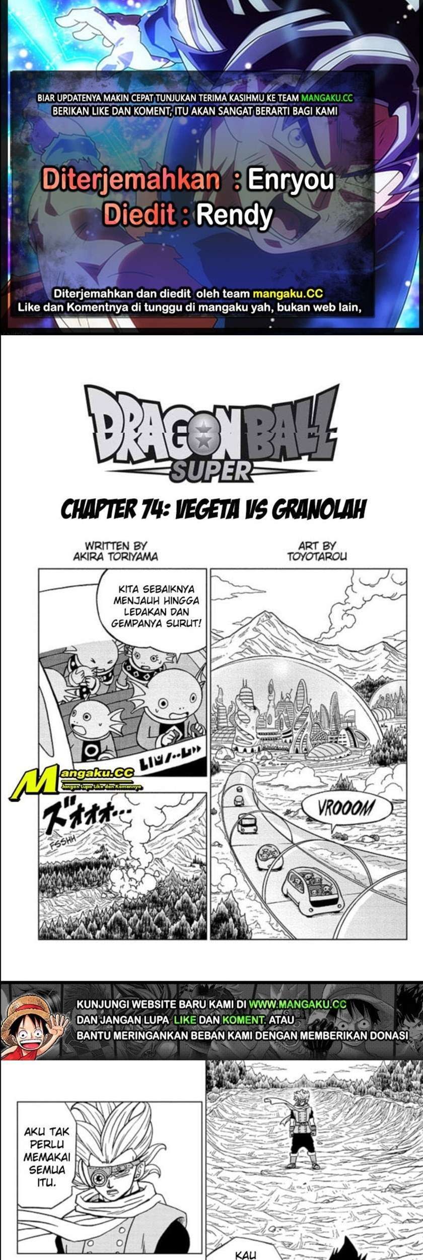 Dragon Ball Super Bab 74 halaman 1