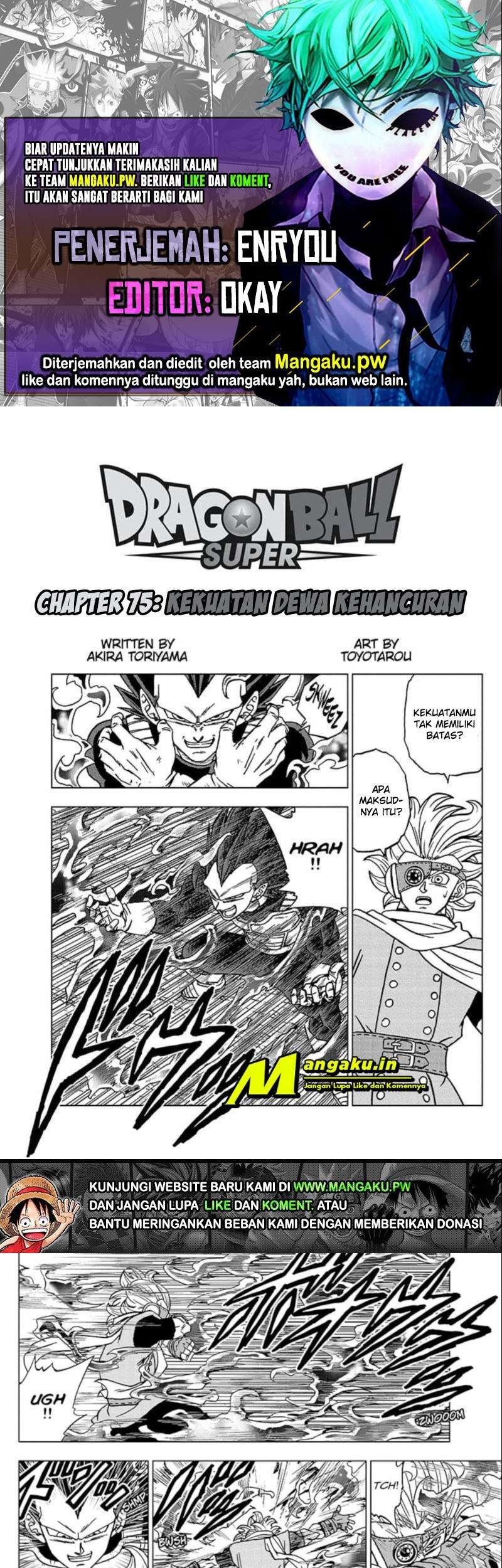 Dragon Ball Super chapter 75 halaman 1