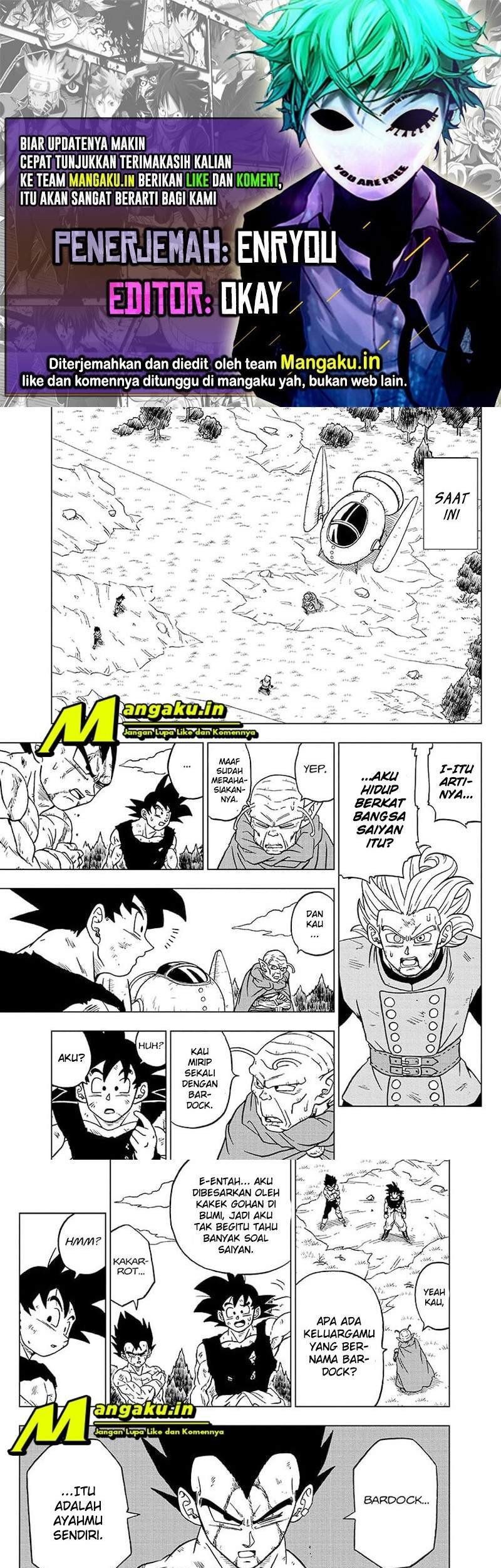 Dragon Ball Super Bab 77.2 halaman 1