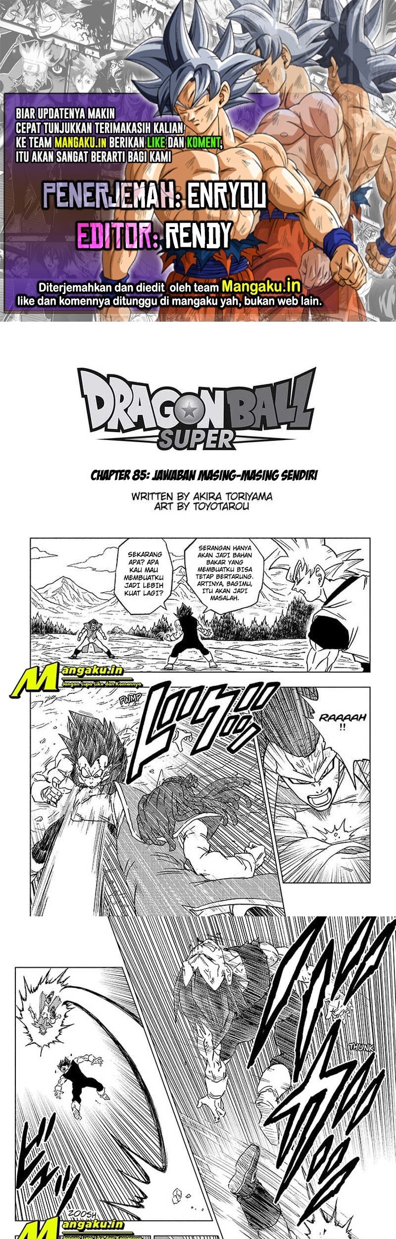 Dragon Ball Super chapter 85.1 halaman 1