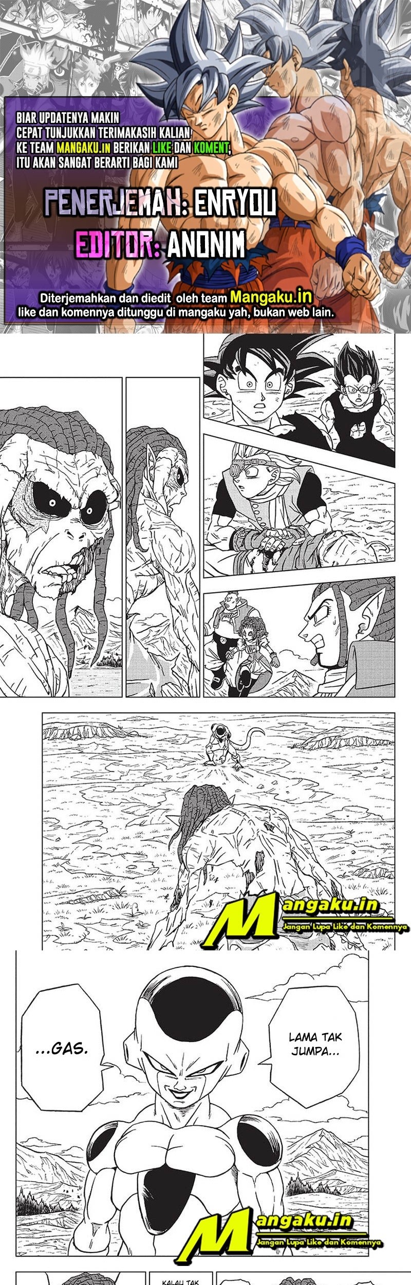 Dragon Ball Super Bab 87.2 halaman 1