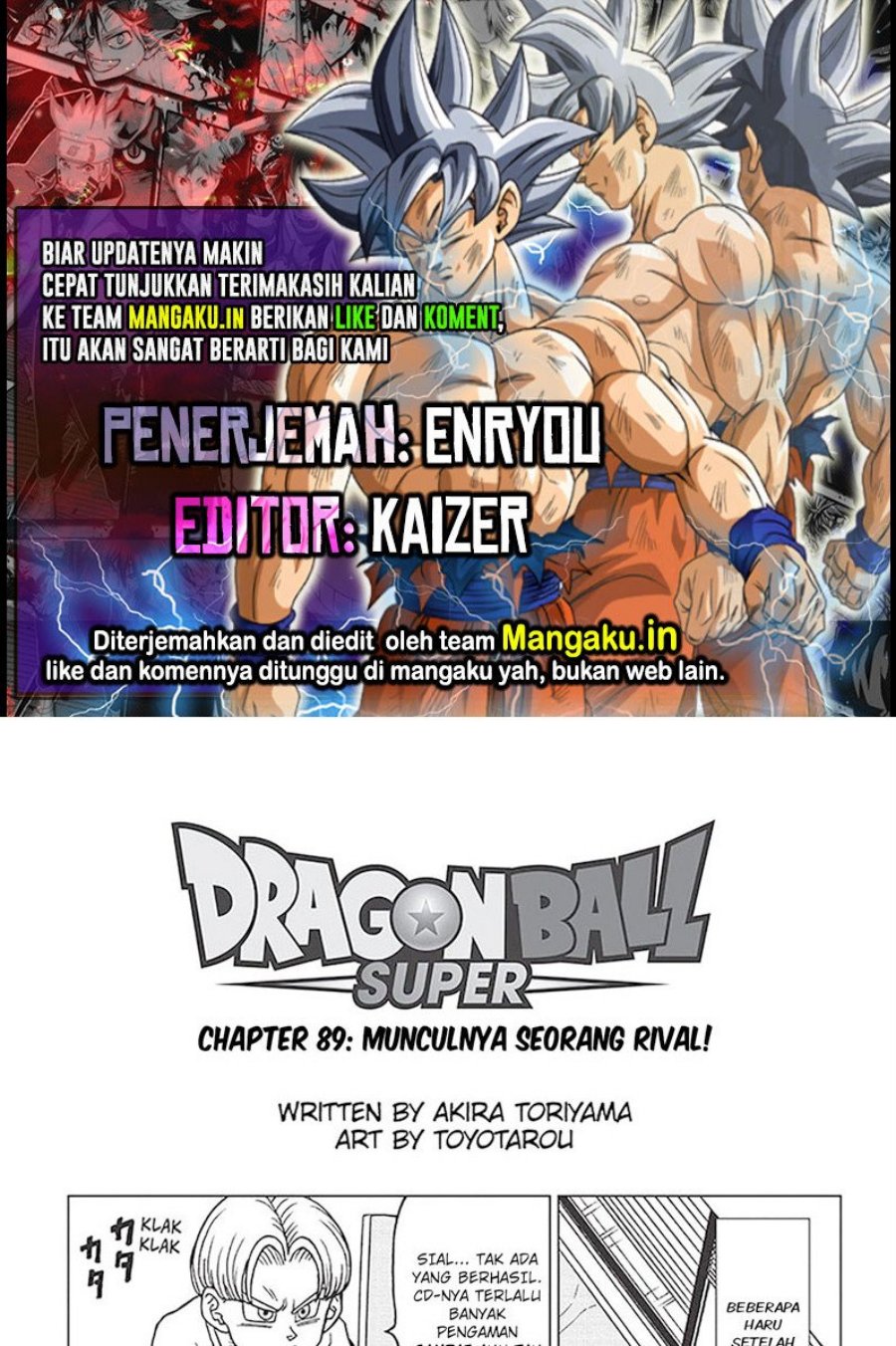 Dragon Ball Super chapter 89.1 halaman 1