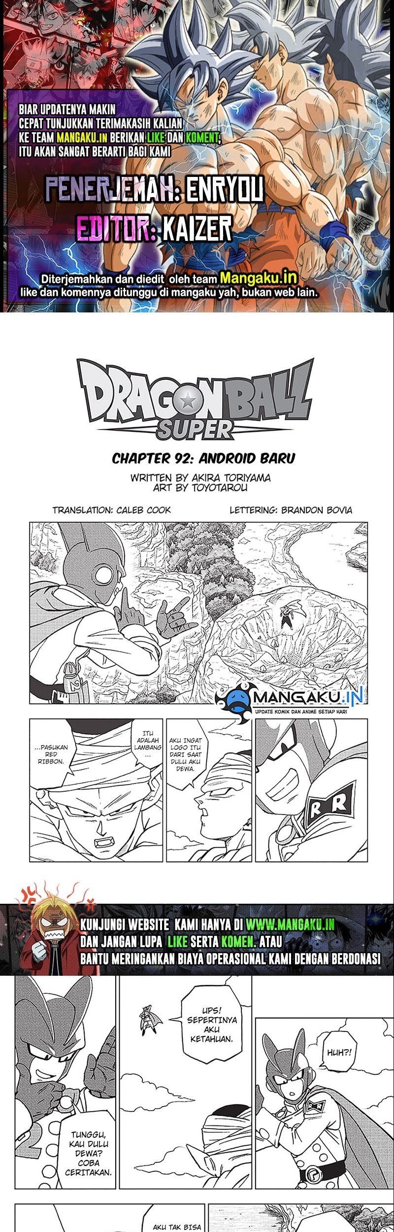 Dragon Ball Super chapter 92 halaman 1