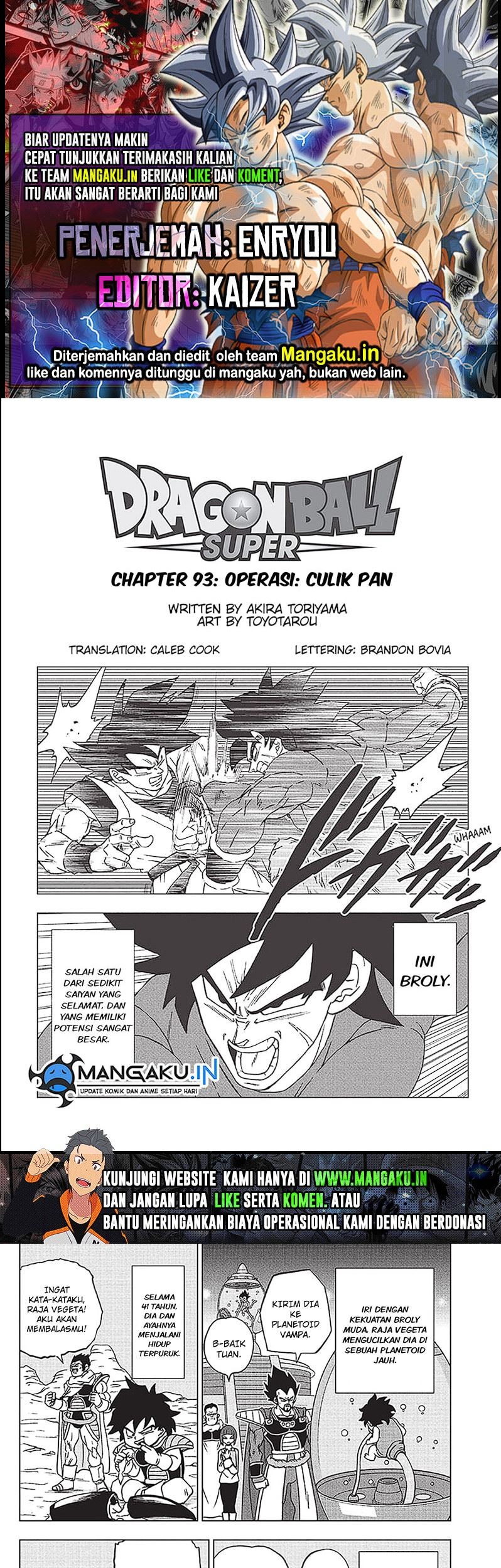 Dragon Ball Super Bab 93 halaman 1