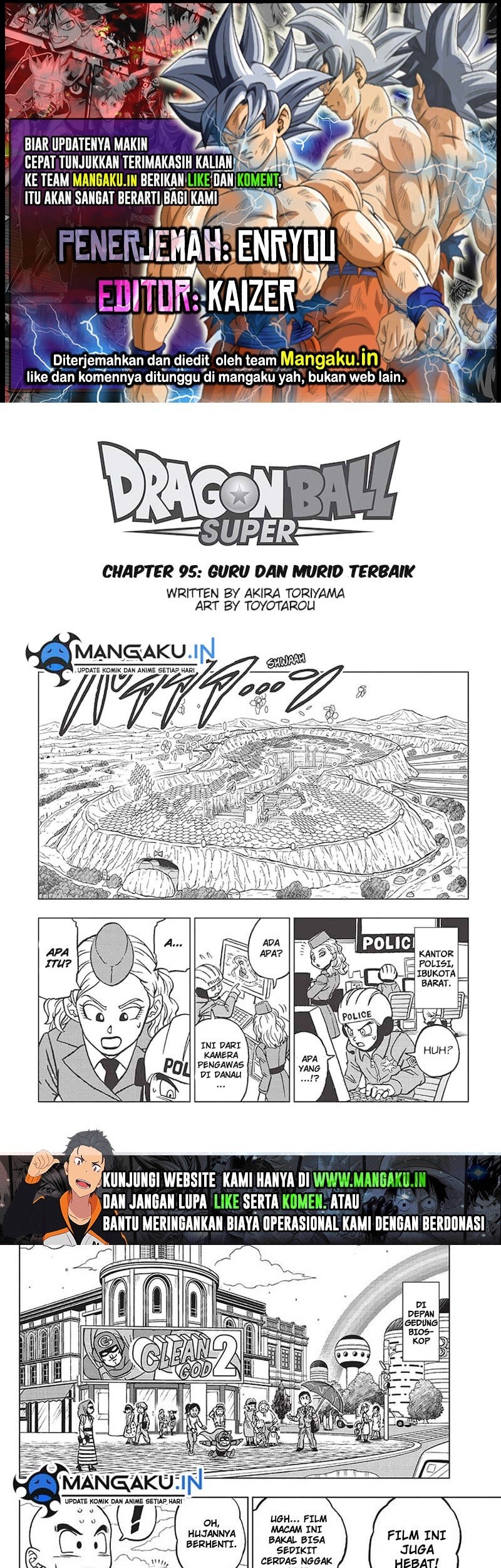 Dragon Ball Super Bab 95 halaman 1