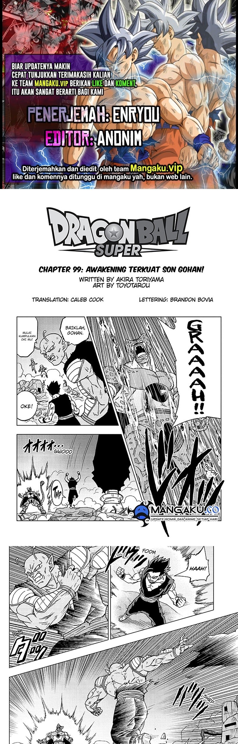 Dragon Ball Super chapter 99 halaman 1