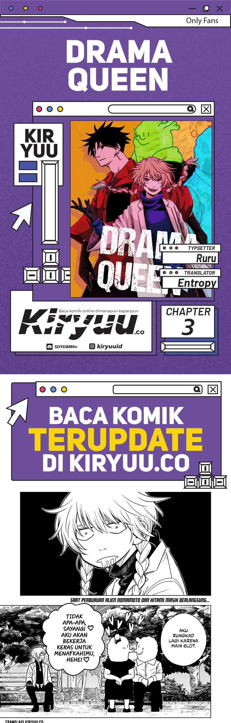 Drama Queen Bab 3 halaman 1