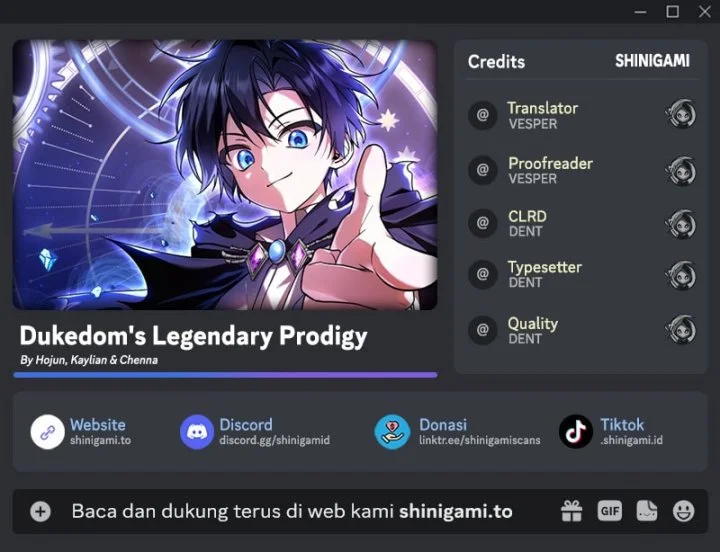 Dukedom’s Legendary Prodigy chapter 2 halaman 1