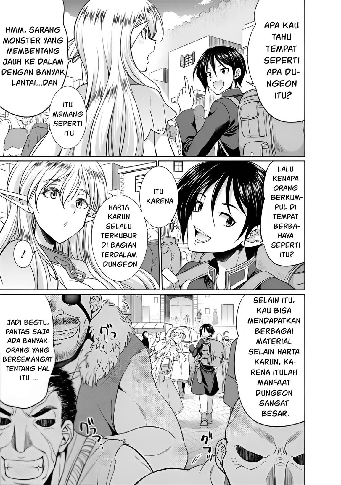 Dungeon Harem Made With Elf Slaves chapter 1.1 halaman 9