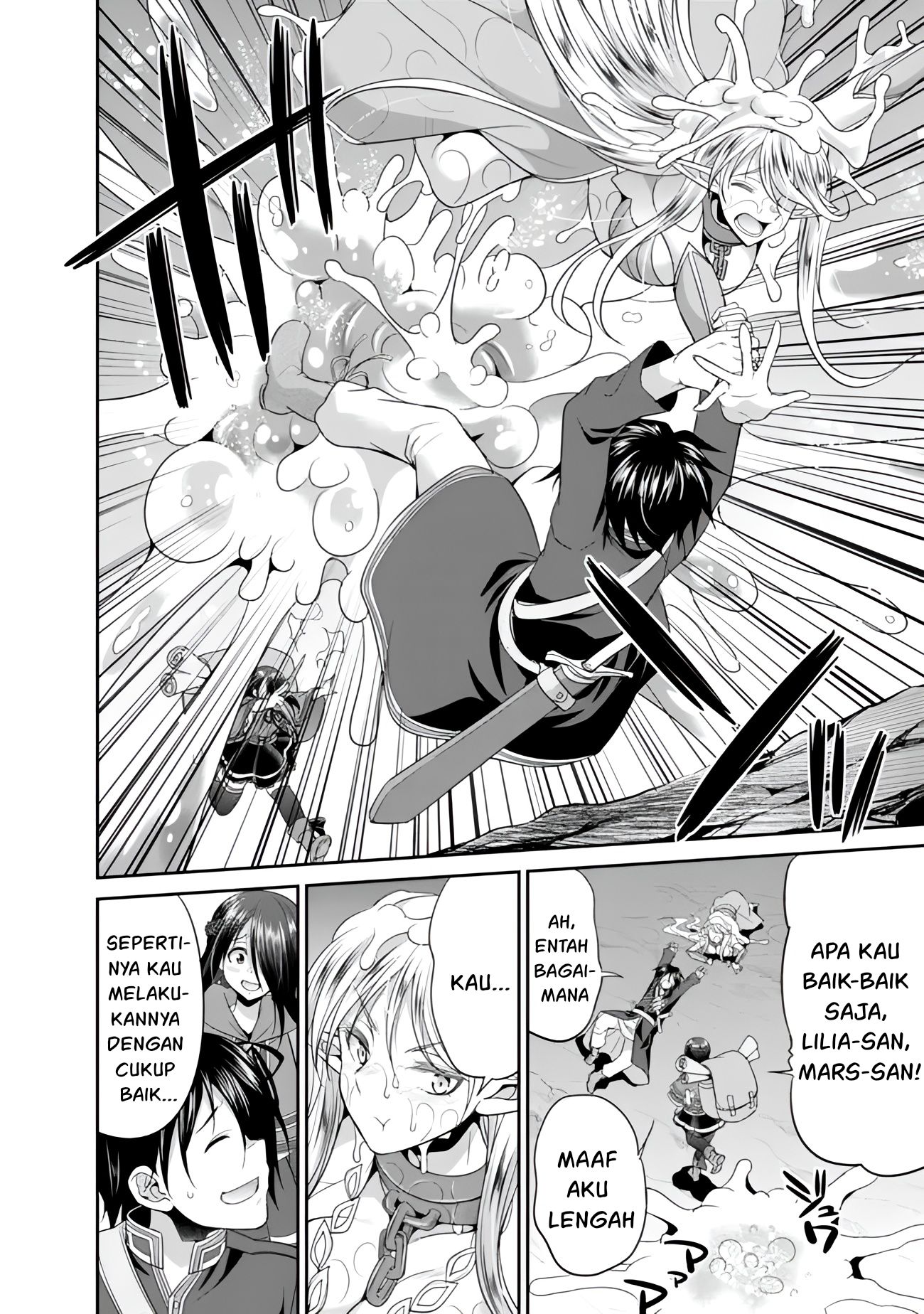 Dungeon Harem Made With Elf Slaves Bab 4.1 halaman 9