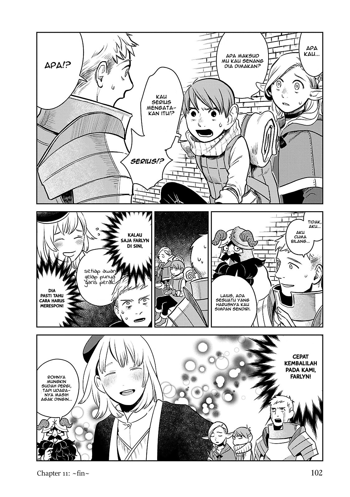 Dungeon Meshi Bab 11 halaman 25