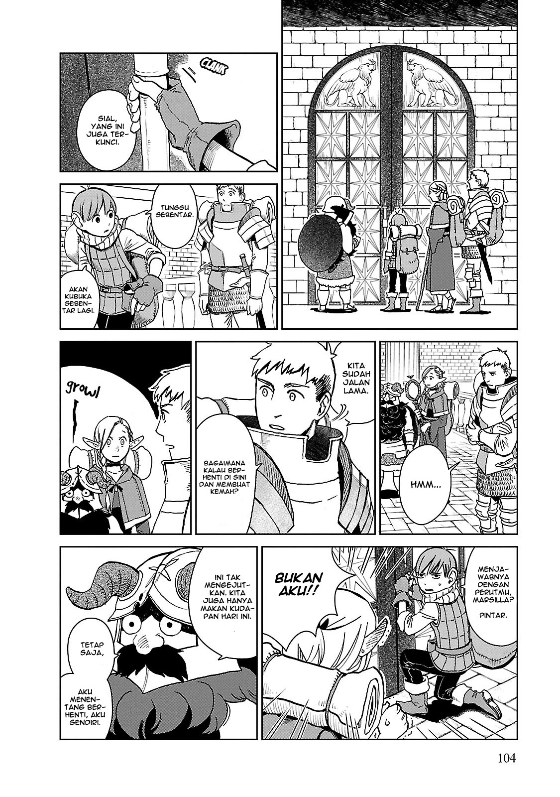 Dungeon Meshi Bab 12 halaman 3