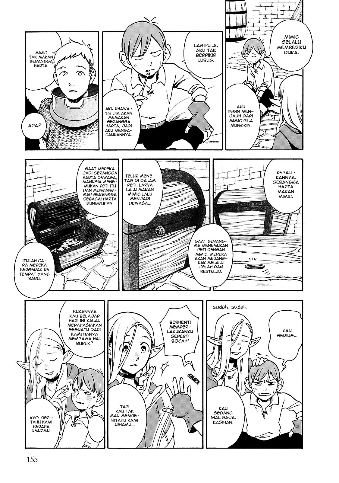 Dungeon Meshi Bab 13 halaman 28