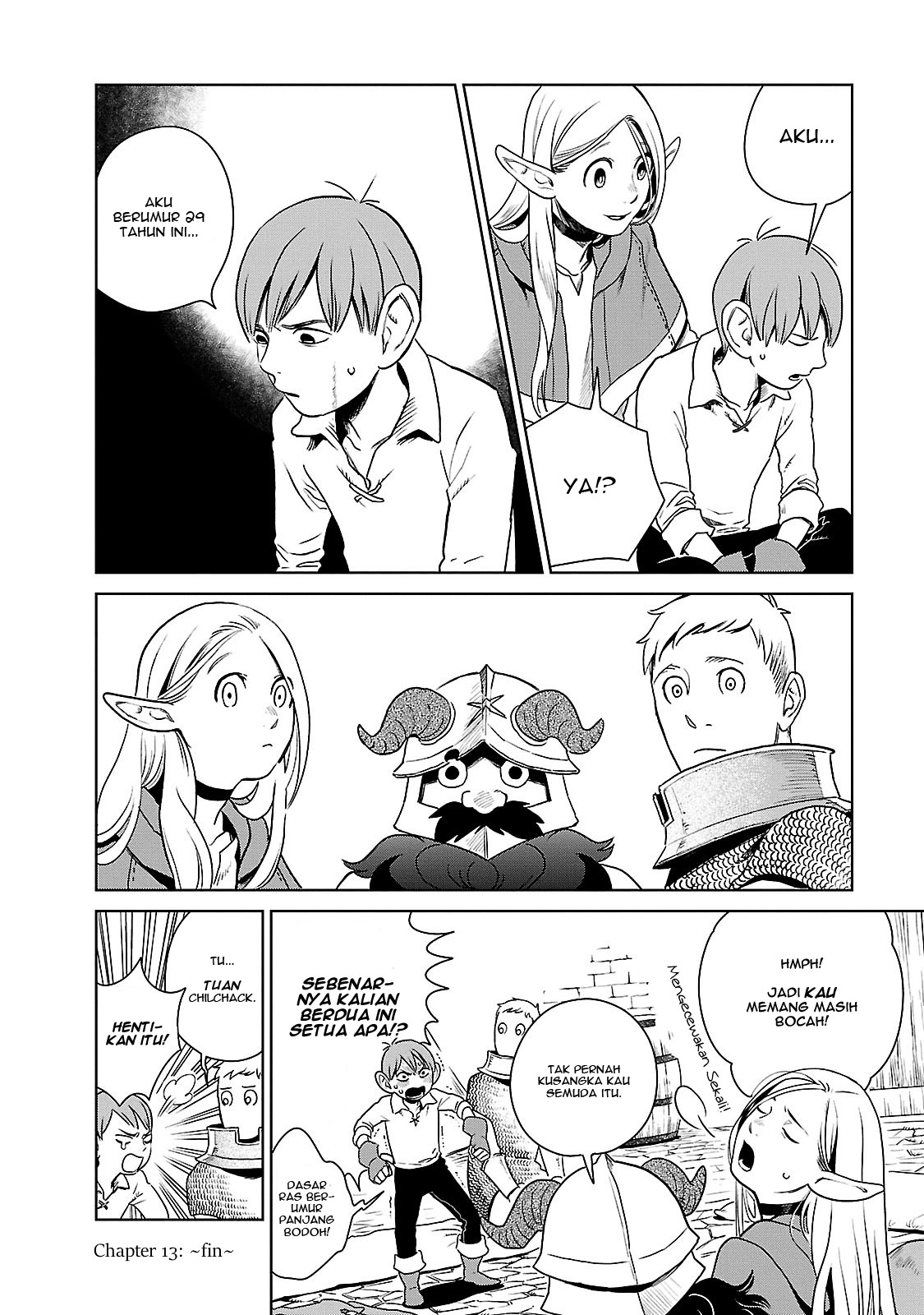 Dungeon Meshi Bab 13 halaman 29