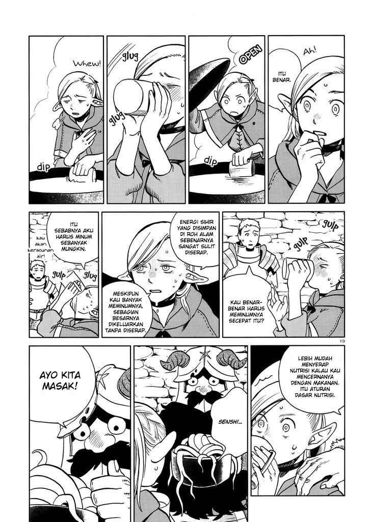 Dungeon Meshi Bab 20 halaman 21