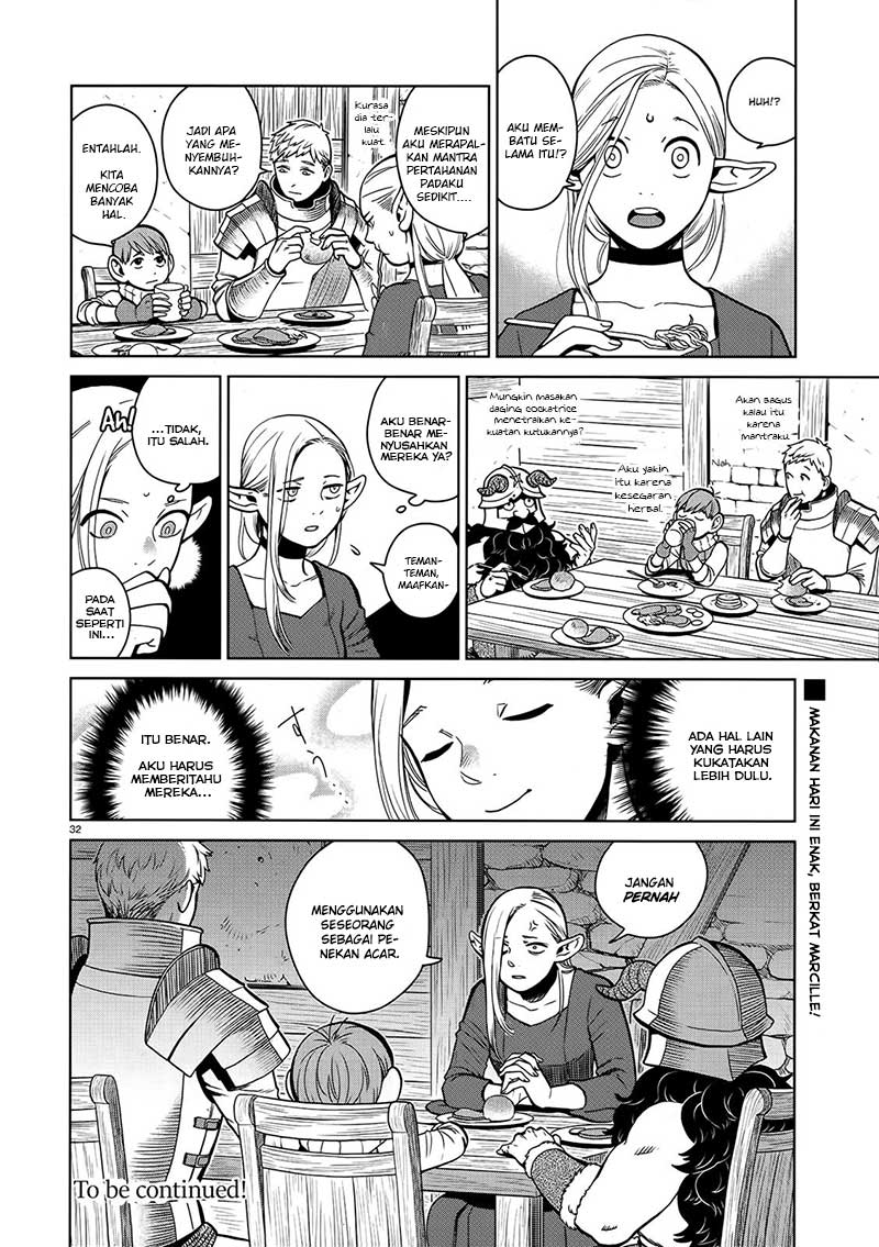 Dungeon Meshi Bab 34 halaman 35