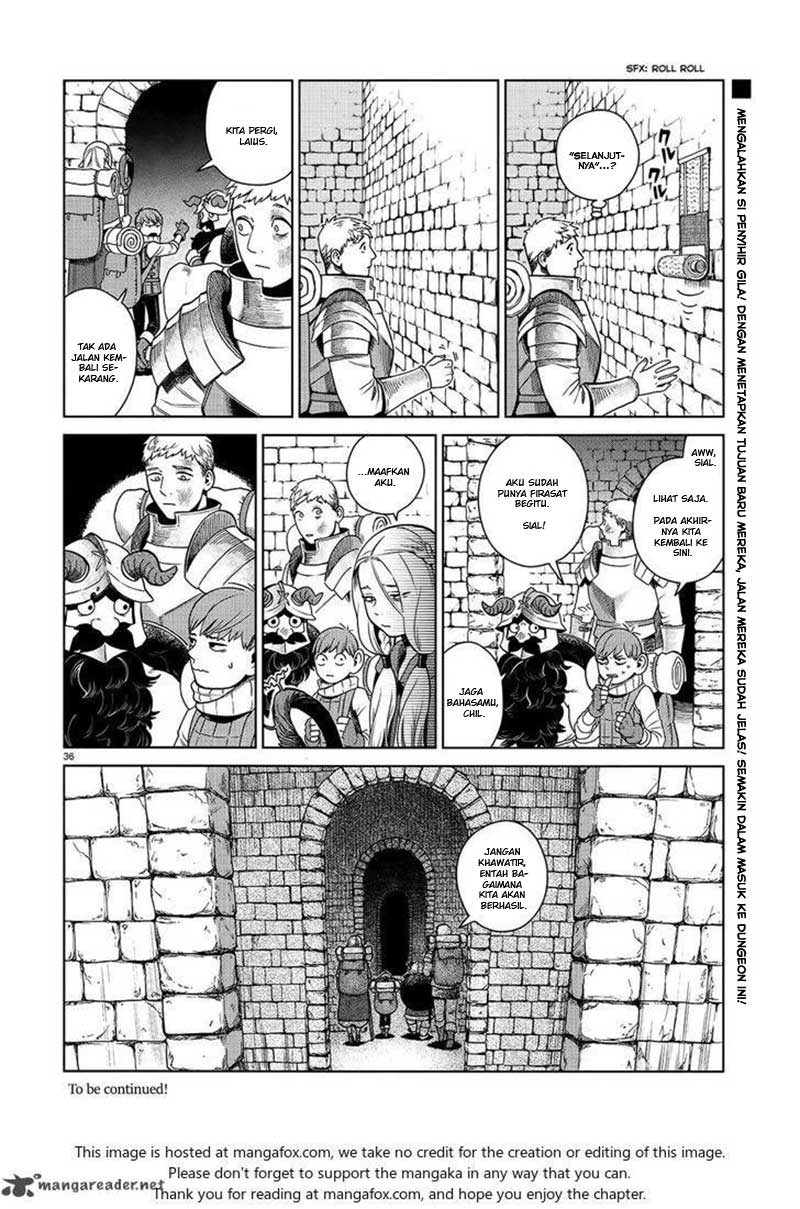 Dungeon Meshi Bab 38 halaman 39