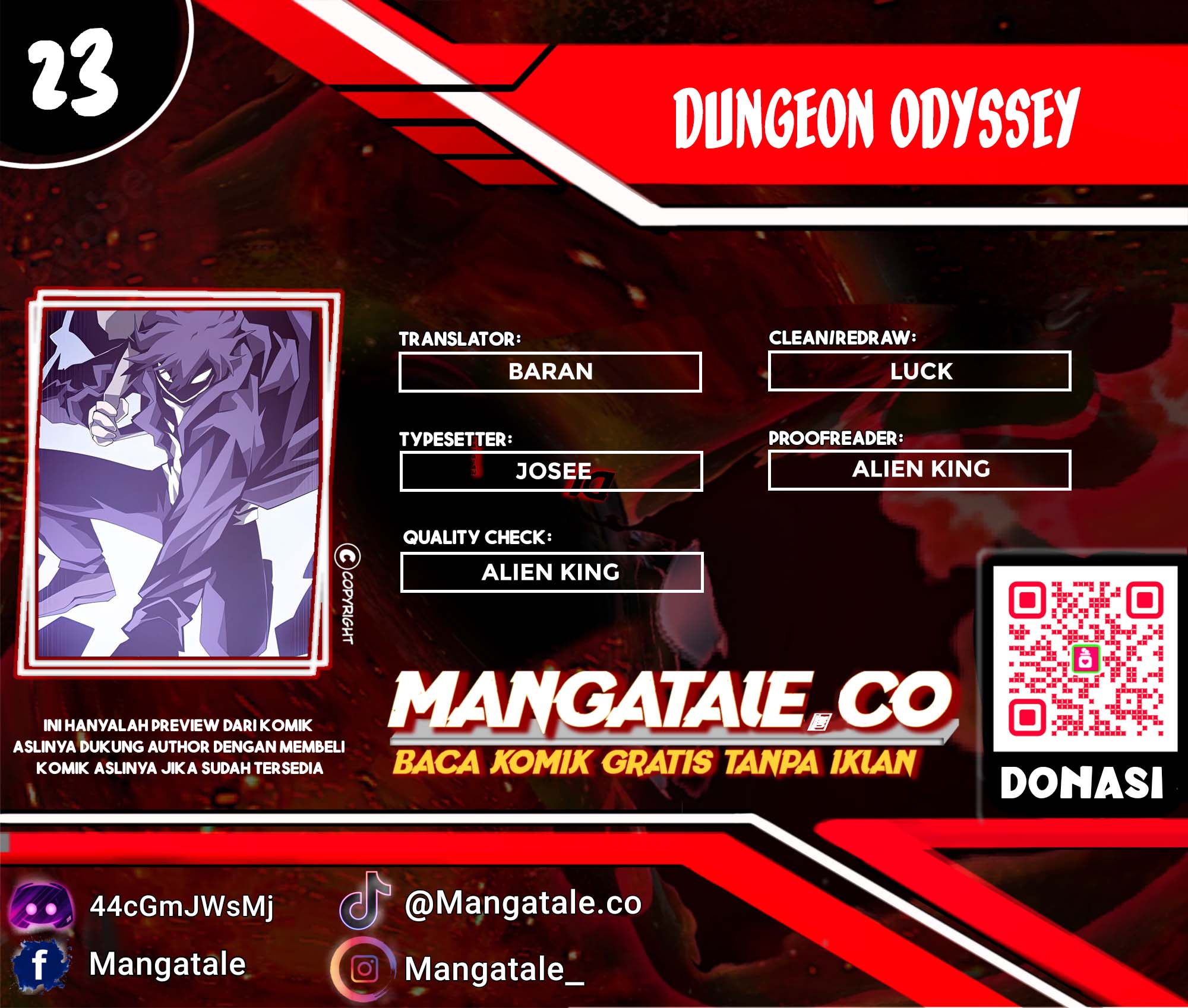 Dungeon Odyssey Bab 23 halaman 1