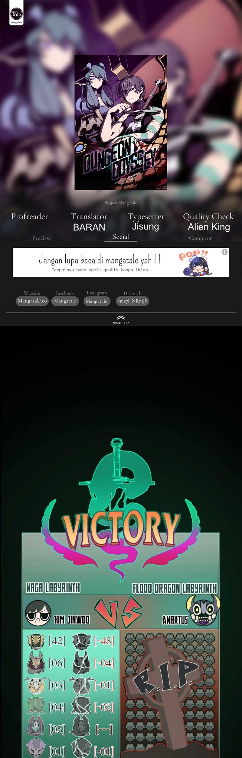 Dungeon Odyssey chapter 34 halaman 1