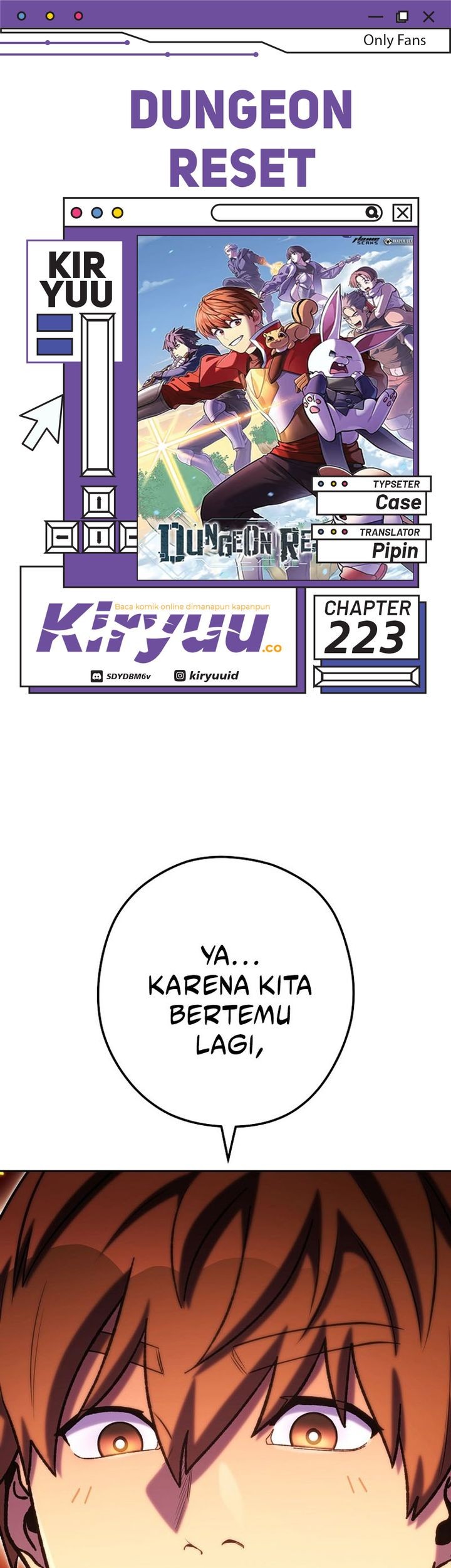 Dungeon Reset Bab 223 halaman 1