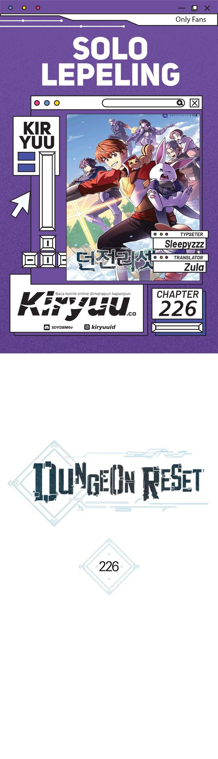 Dungeon Reset Bab 226 halaman 1