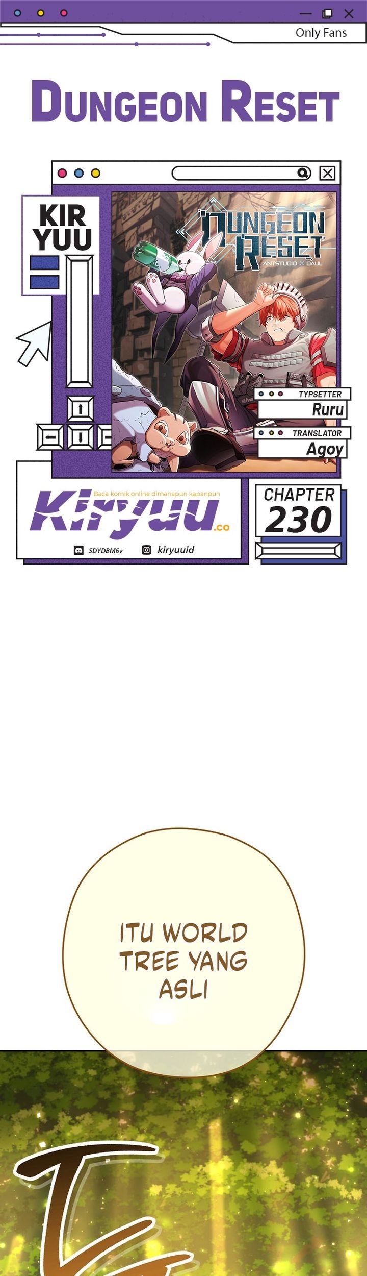 Dungeon Reset chapter 230 halaman 1