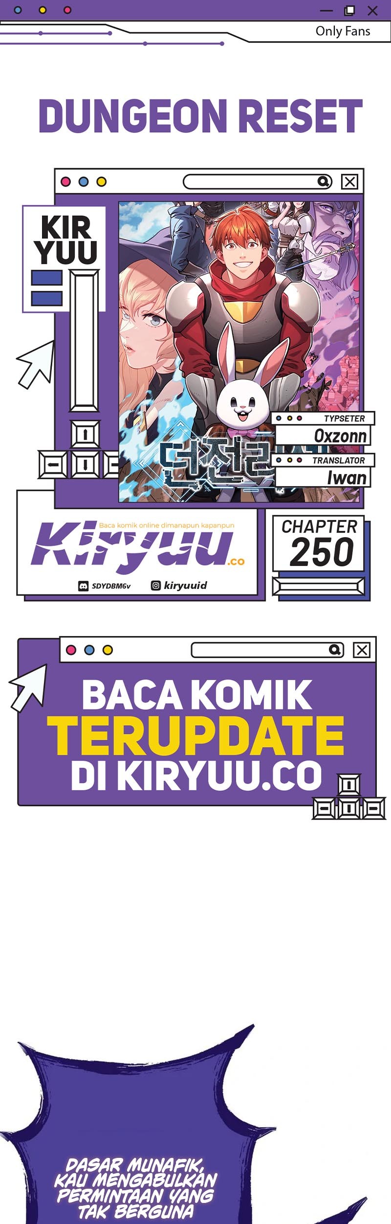 Dungeon Reset chapter 250 halaman 1