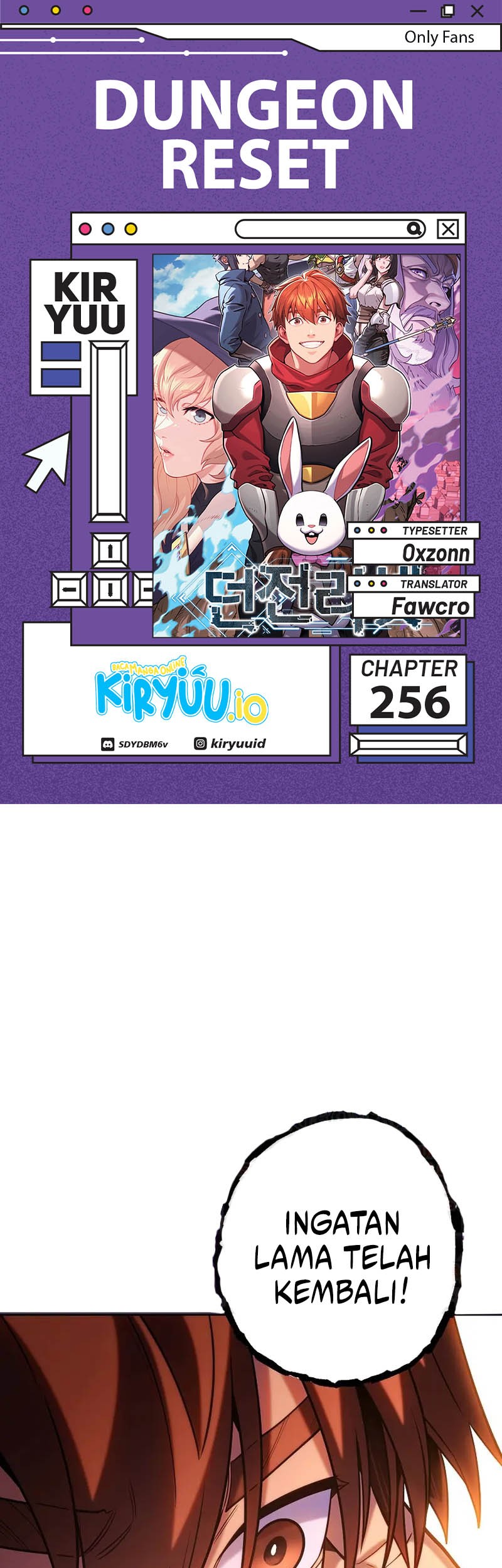 Dungeon Reset Bab 256 halaman 1