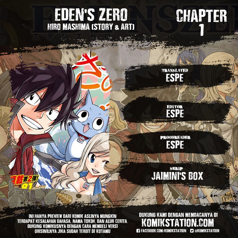 Eden’s Zero Bab 01 halaman 1