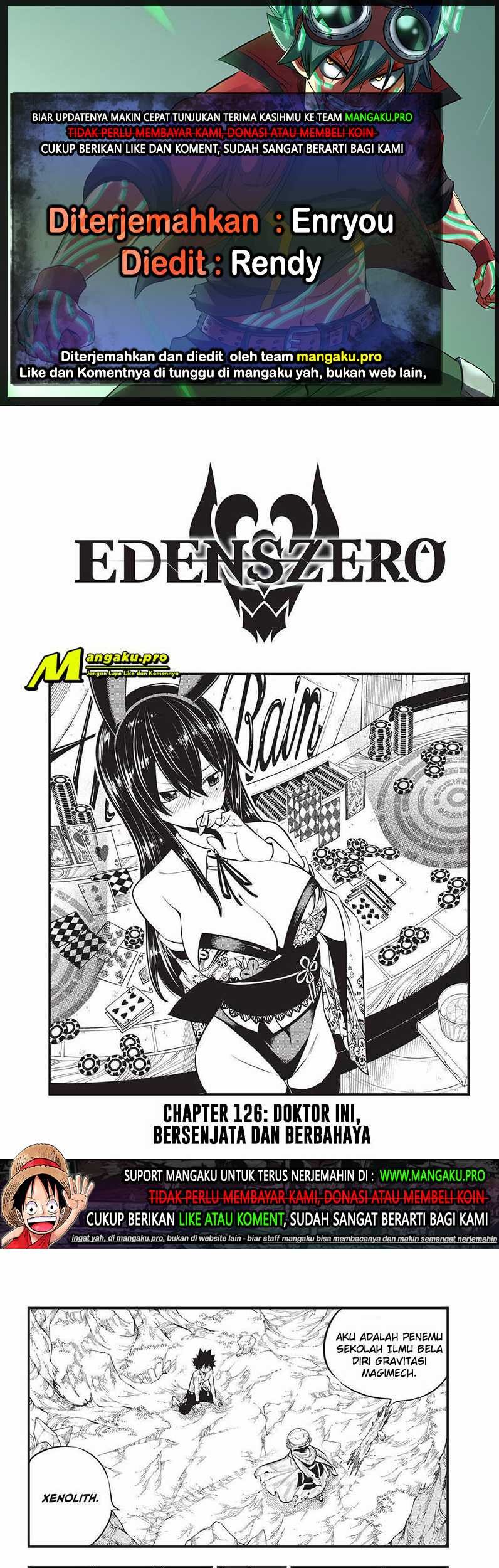 Eden’s Zero Bab 126 halaman 1