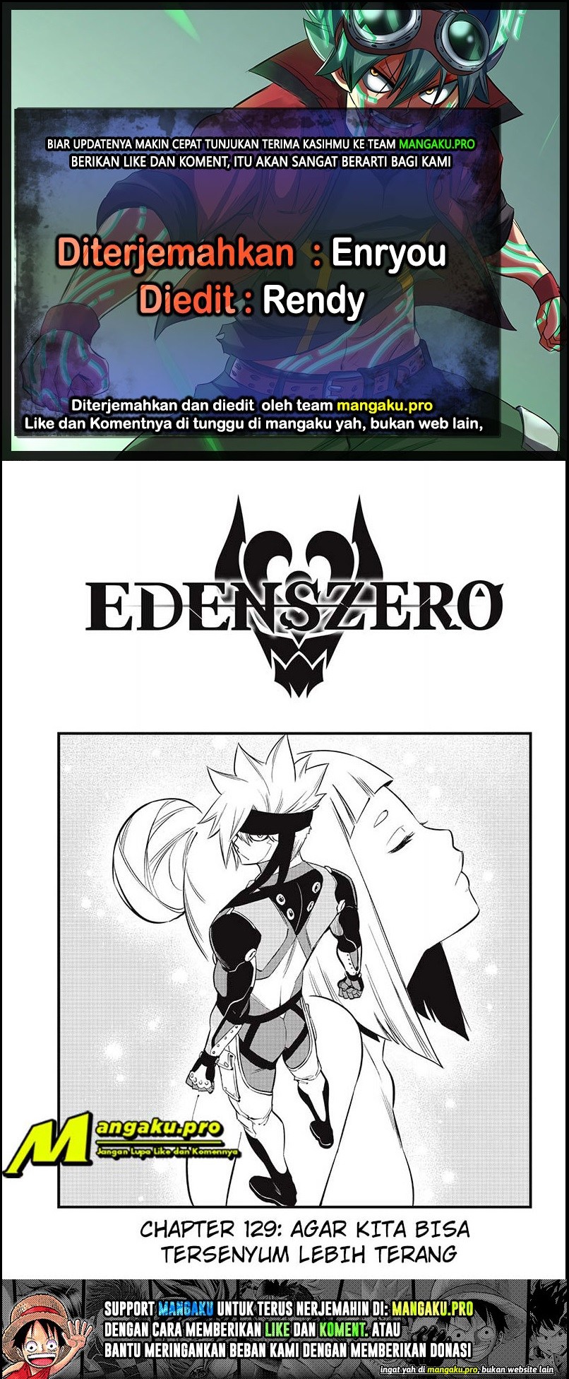 Eden’s Zero chapter 129 halaman 1