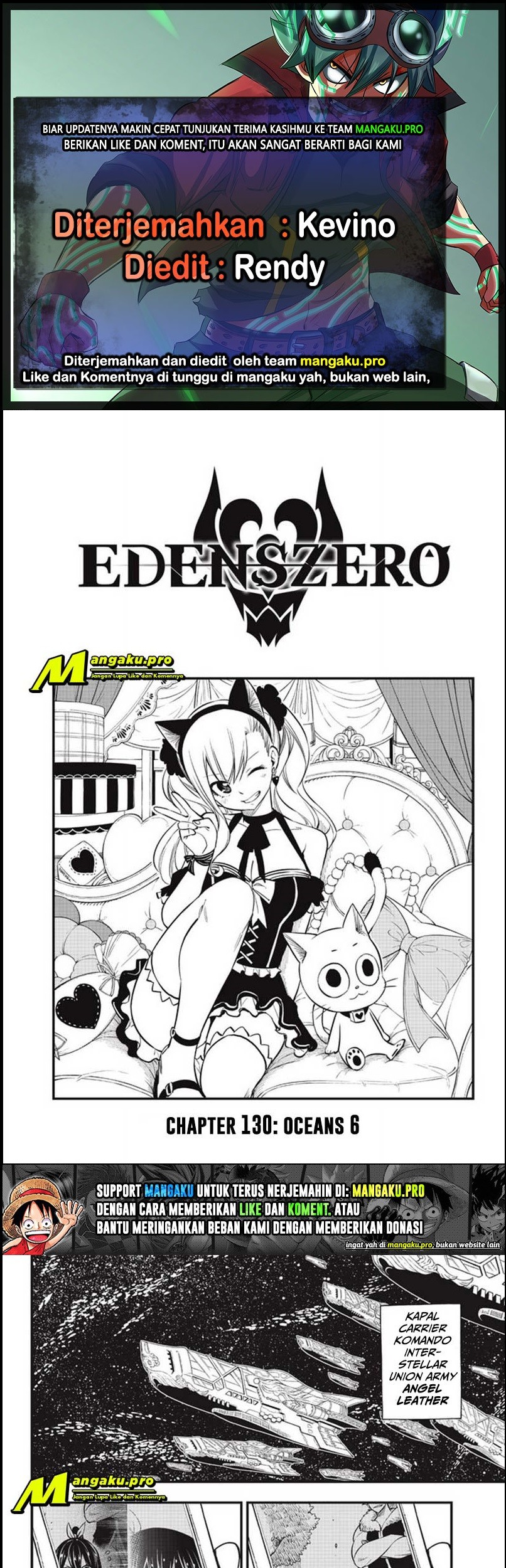 Eden’s Zero Bab 130 halaman 1