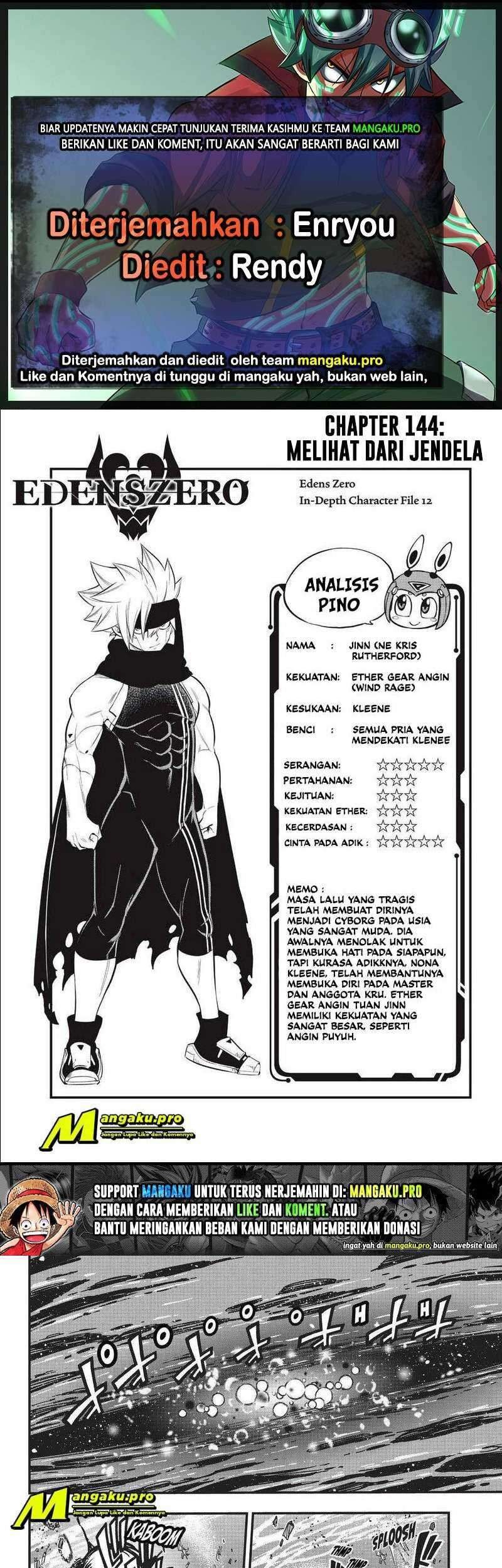 Eden’s Zero Bab 144 halaman 1