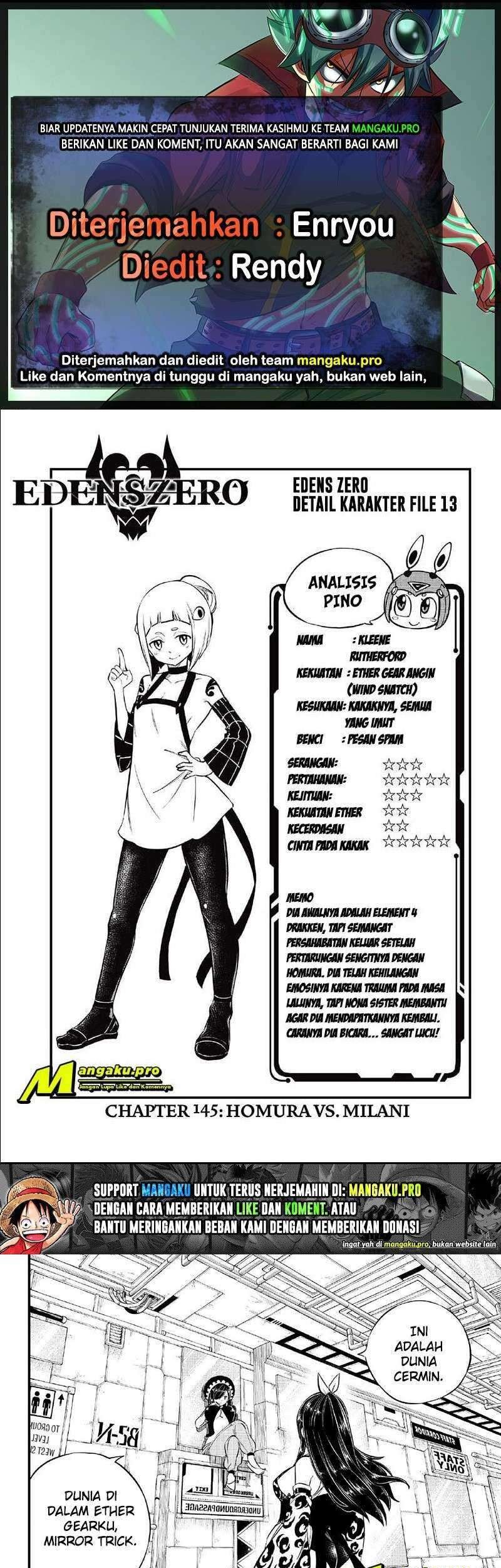 Eden’s Zero Bab 145 halaman 1