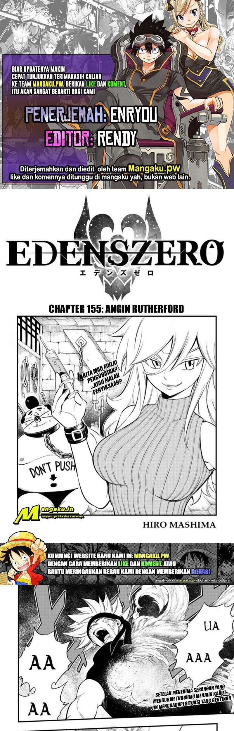 Eden’s Zero Bab 155 halaman 1