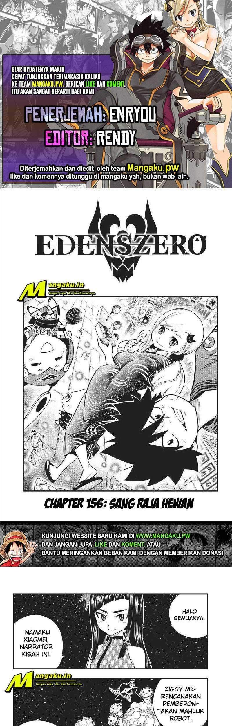 Eden’s Zero Bab 156 halaman 1
