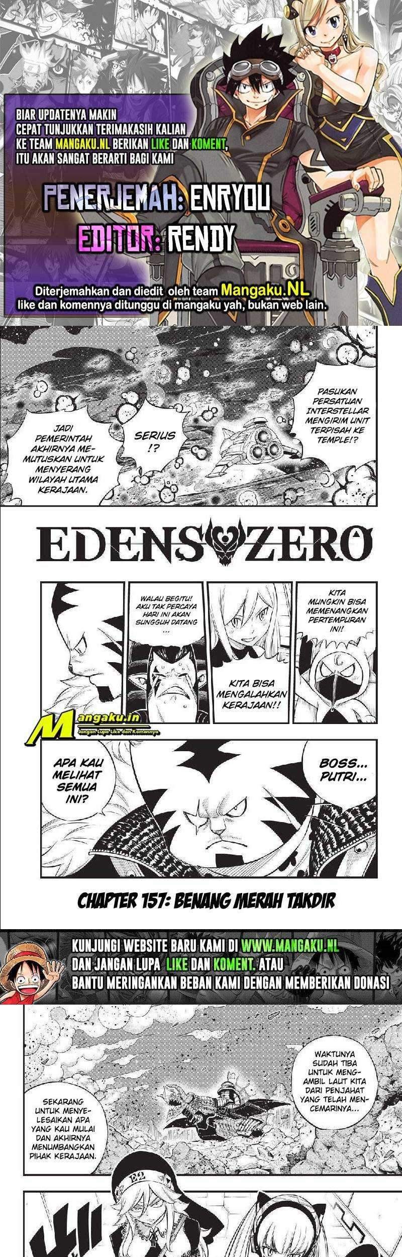 Eden’s Zero chapter 157 halaman 1
