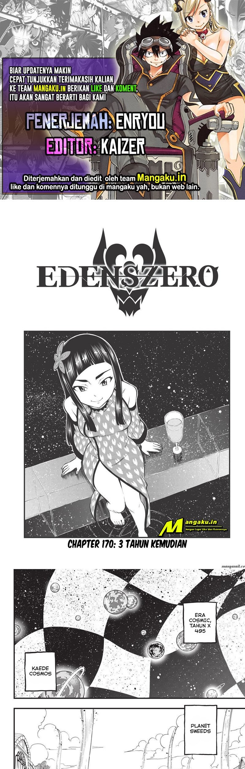 Eden’s Zero Bab 170 halaman 1