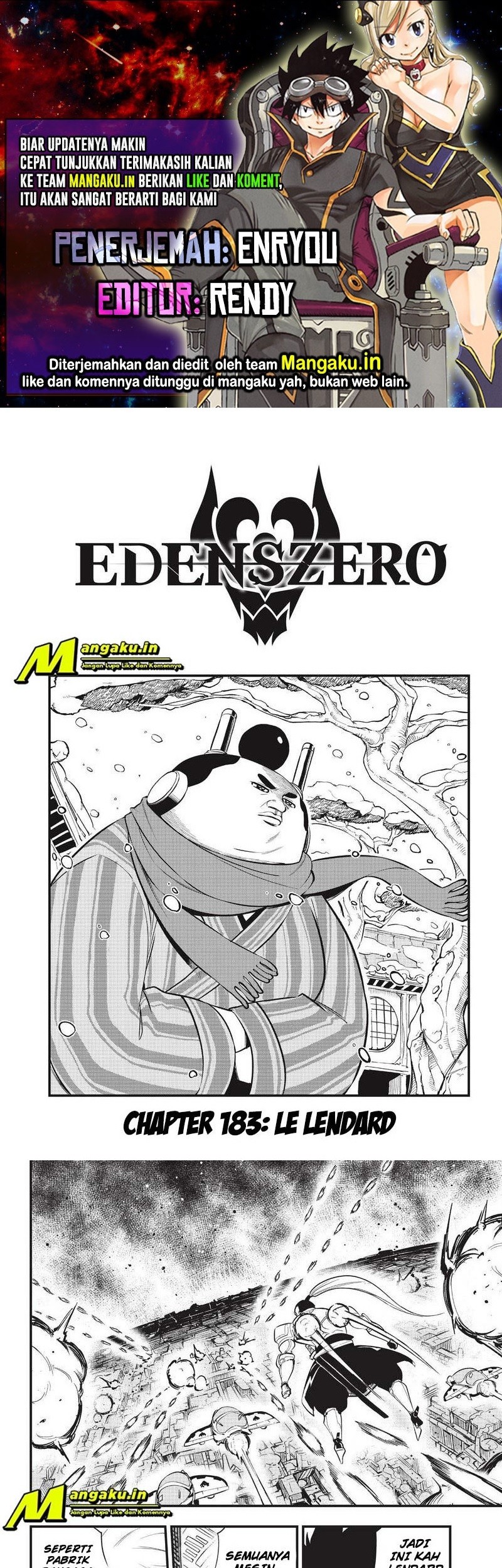 Eden’s Zero chapter 183 halaman 1
