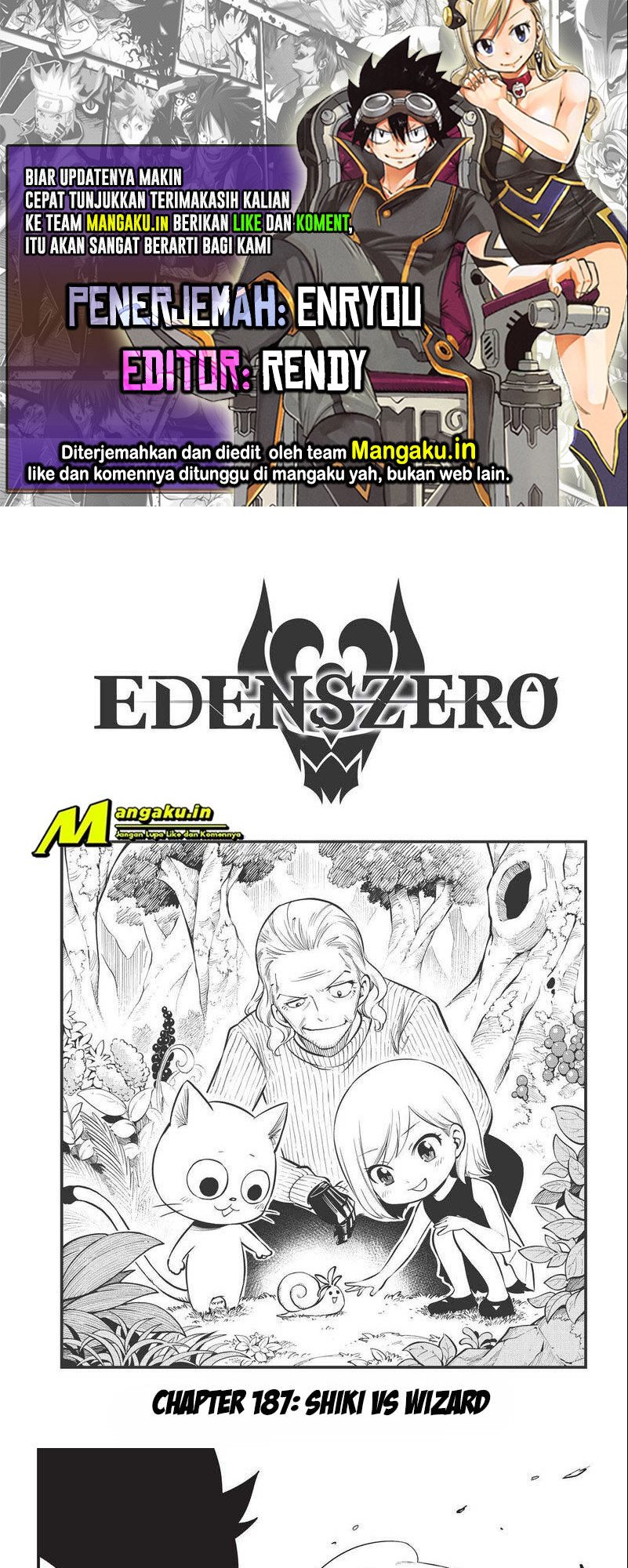 Eden’s Zero chapter 187 halaman 1