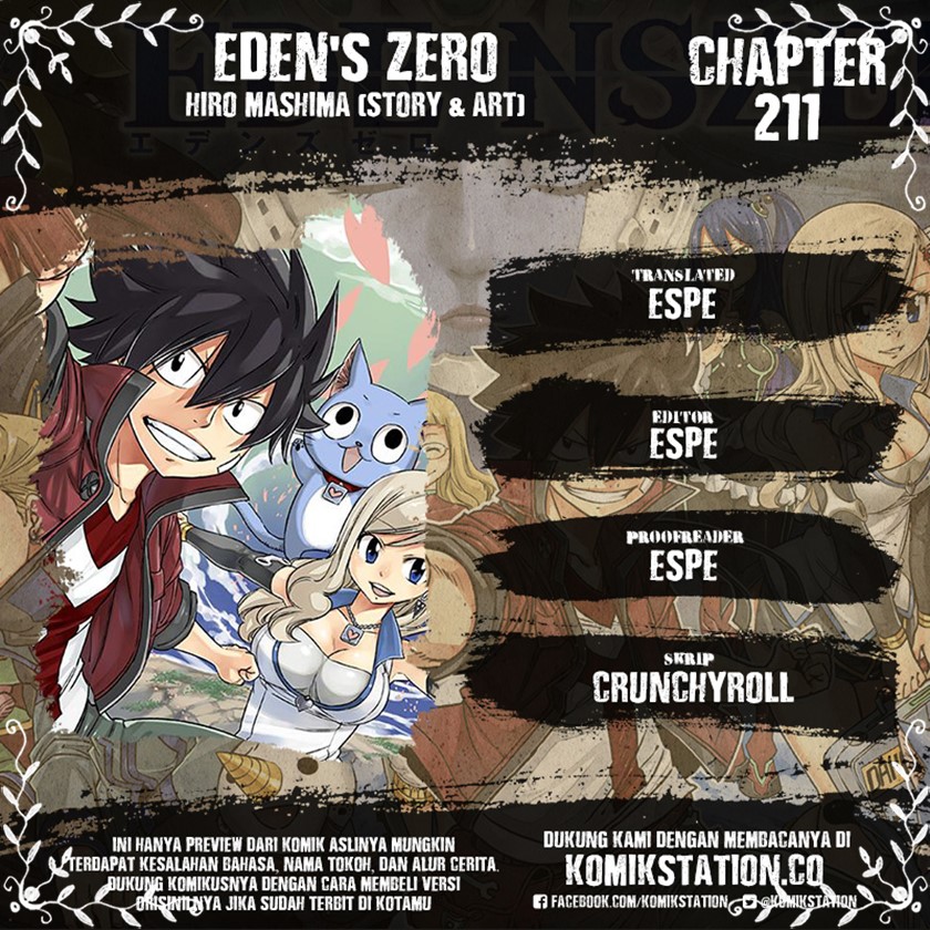 Eden’s Zero Bab 211 halaman 1