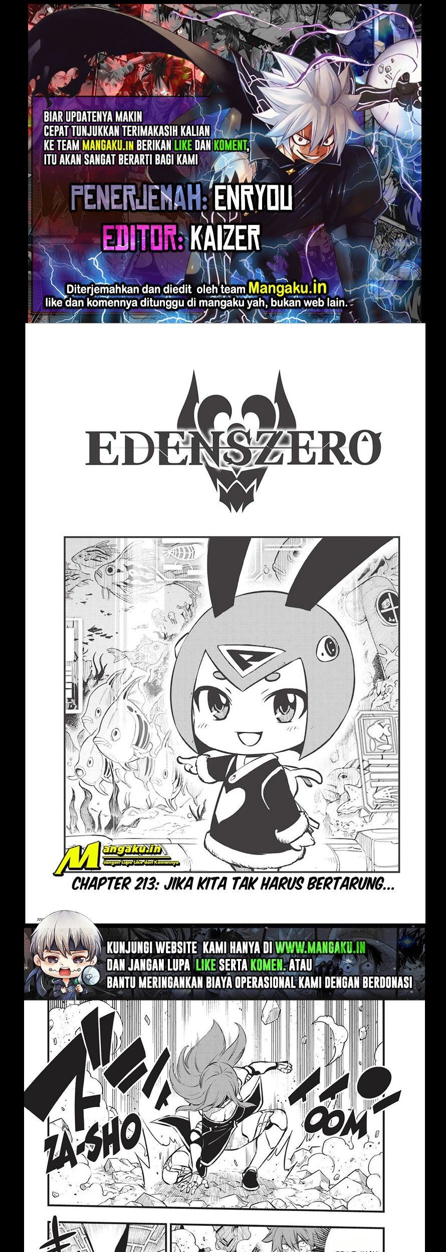 Eden’s Zero Bab 213 halaman 1