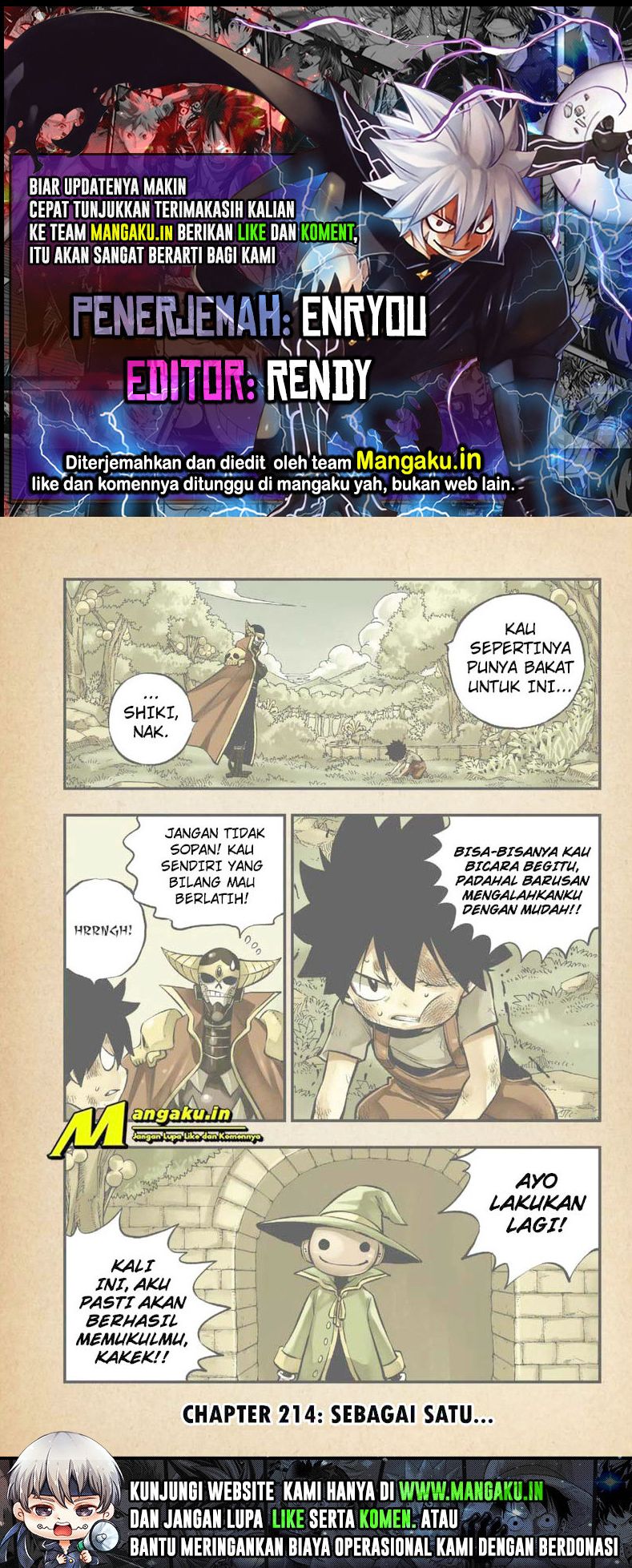 Eden’s Zero Bab 214 halaman 1