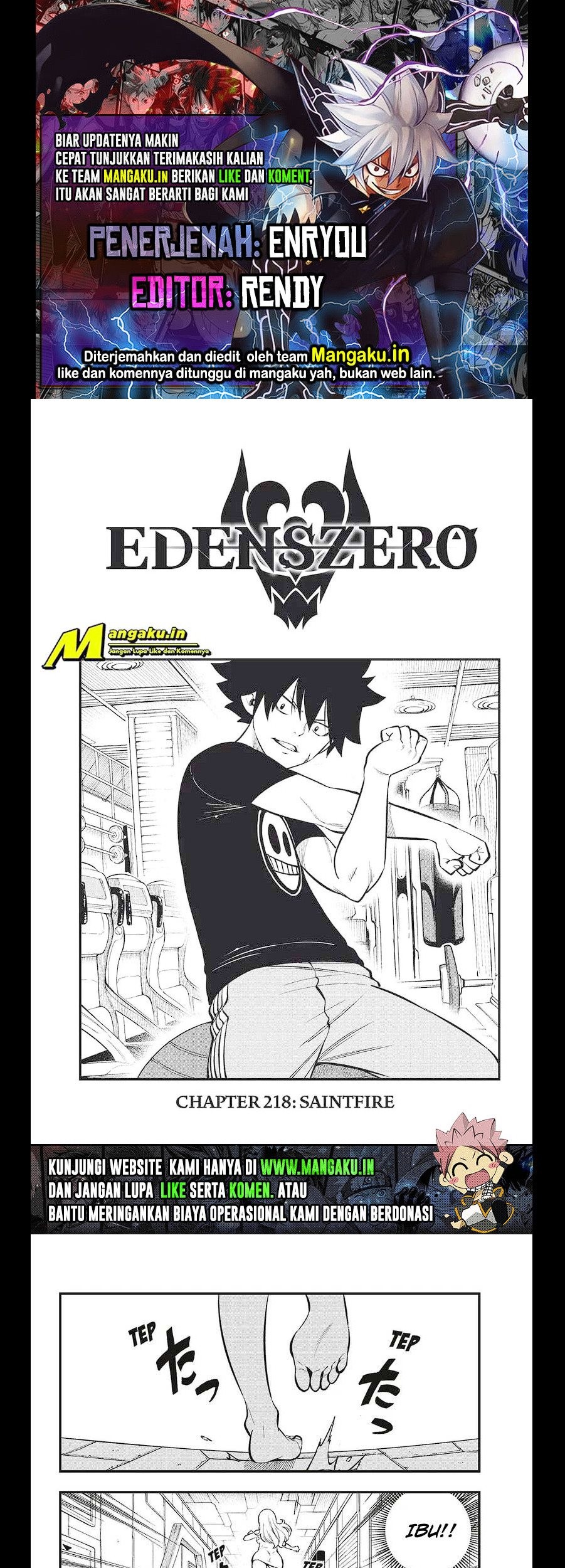 Eden’s Zero Bab 218 halaman 1