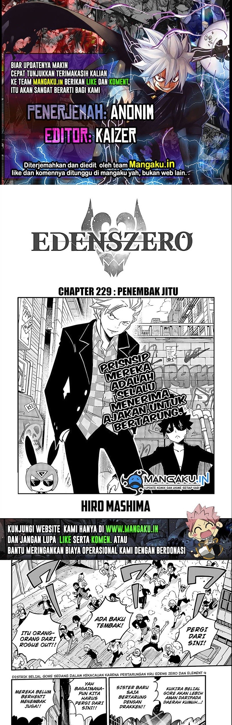 Eden’s Zero Bab 229 halaman 1